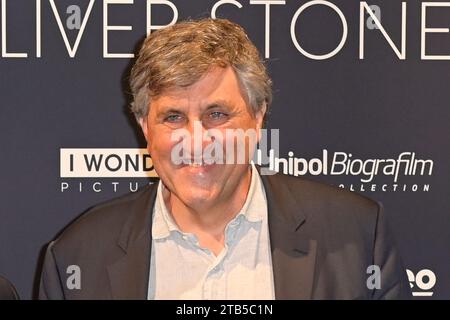 Rom, Italien. Dezember 2023. Stefano Buono nimmt an der Premiere des Films Nuclear Now im Space Moderno Cinema Teil. (Foto: Mario Cartelli/SOPA Images/SIPA USA) Credit: SIPA USA/Alamy Live News Stockfoto