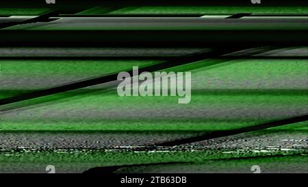 VHS-Glitch-Analog-Rauschband zum Zurückspulen von Kornlinien Stockfoto