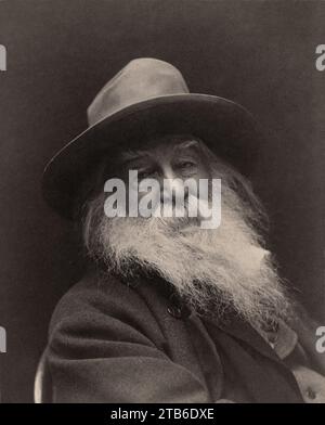 Walt Whitman - George Collins Cox. Stockfoto