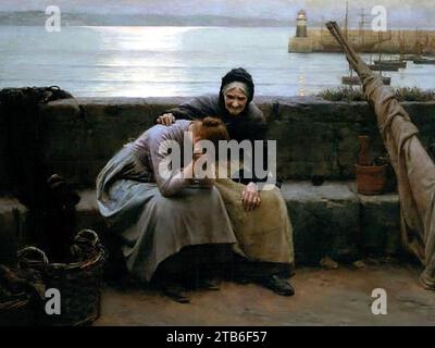 Walter Langley - Nie Der Morgen Trug Bis Zum Abend 1894. Stockfoto