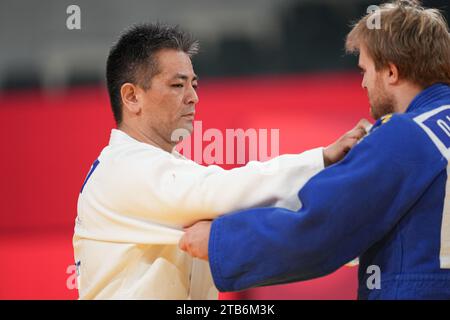 Tokio, Japan. Dezember 2023. Tomokazu Matsumoto (JPN) Judo : IBSA Judo Grand Prix Tokyo JPN2023 Männer J1 -90kg im Tokyo Metropolitan Gymnasium in Tokio, Japan. Quelle: AFLO SPORT/Alamy Live News Stockfoto