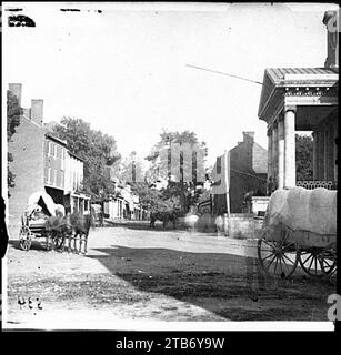 Warrenton, Virginia Straße vor dem Gericht Stockfoto