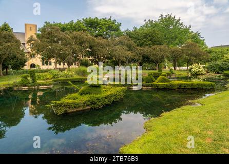 Der Topiary Garden (Deaf School Park) in Columbus Ohio Stockfoto