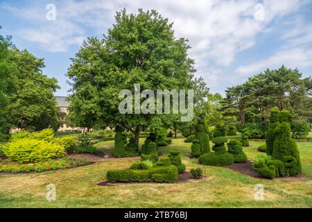 Der Topiary Garden (Deaf School Park) in Columbus Ohio Stockfoto