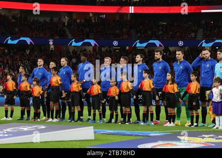 Lisboa, Portugal. November 2023. 2023.11.29 Gruppenphase der UEFA Champions League - Spieltag 5 Gruppe D SL Benfica - Inter Mailand v.l., Line-up Inter Mailand Credit: dpa/Alamy Live News Stockfoto