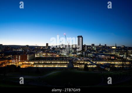 Skyline, Sheffield, Großbritannien Stockfoto