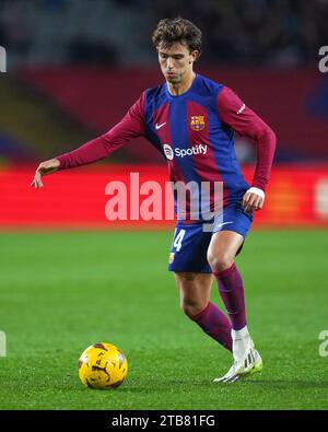 Barcelona, Spanien. Dezember 2023. Joao Felix vom FC Barcelona während des La Liga EA Sports Spiels zwischen dem FC Barcelona und Atletico de Madrid spielte am 3. Dezember 2023 im Lluis Companys Stadion in Barcelona. (Foto: Bagu Blanco/PRESSINPHOTO) Credit: PRESSINPHOTO SPORTS AGENCY/Alamy Live News Stockfoto