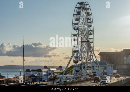 Bath Road, Bournemouth, Großbritannien - 22. September 2023: Das Bournemouth Observation Wheel. Stockfoto