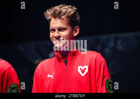 ESPOO, FINNLAND - 1. DEZEMBER: David „Frozen“ Cernansky von MOUZ während des Elisa Masters Espoo 2023 - Tag 3 in Metro Areena am 1. Dezember 2023 in Espoo, Finnland. (Foto: Gabriel Calvino Alonso/Orange Pictures) Stockfoto