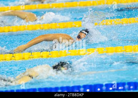 Quadarella Simona von Italien bei der LEN Kurzkurs-Europameisterschaft 2023 am 5. Dezember 2023 in Otopeni, Rumänien - Foto Mihnea Tatu/Lightspeed Images/DPPI Credit: DPPI Media/Alamy Live News Stockfoto