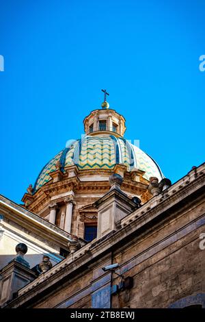 San Giuseppe dei Teatini Palermo Sizilien Stockfoto