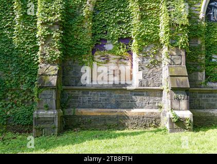 Patrick Keeley entwarf die Albany Landmark St. Joseph’s Church, erbaut 1860. Trotz ihrer Prominenz wurde die Kirche aufgegeben. Stockfoto