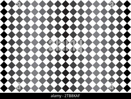 Hintergrund mit nahtlosem geometrischem Muster in Schwarz und weiß Stock Vektor