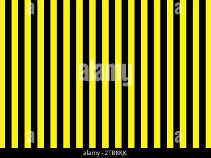 Abstrakter schwarzer und gelber vertikal gestreifter Hintergrund Stock Vektor