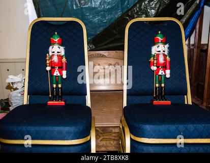 Weihnachtsveranstaltung in der Salem Chapel, East Budleigh. Stockfoto