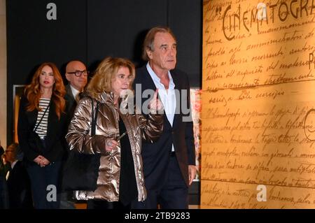 Oliver Stone beim Screening des Dokumentarfilms 'Nuclear Now' im Space Cinema Moderno. Rom, 04.12.2023 Stockfoto