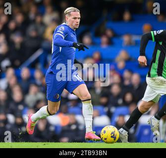 London, Großbritannien. Dezember 2023 - Chelsea gegen Brighton & Hove Albion - Premier League - Stamford Bridge. Chesleas Mykhailo Mudryk während des Spiels gegen Brighton. Bildnachweis: Mark Pain / Alamy Live News Stockfoto