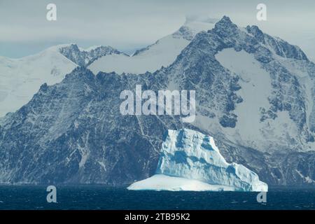 Eisberg im Scotia Sea vor Elephant Island; Elephant Island, Antarktis Stockfoto