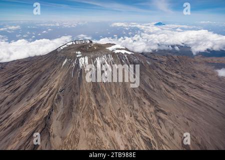 Gipfel des Kilimandscharo; Tansania Stockfoto