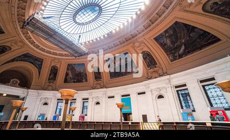 NEW YORK, USA - 15. Oktober 2022: Inside of the National Museum of the American Indian in New York City Stockfoto