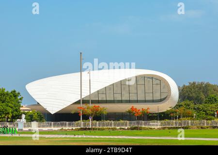 Dubai, Vereinigte Arabische Emirate - 21. Juni 2023: Etihad Museum in Dubai Stockfoto