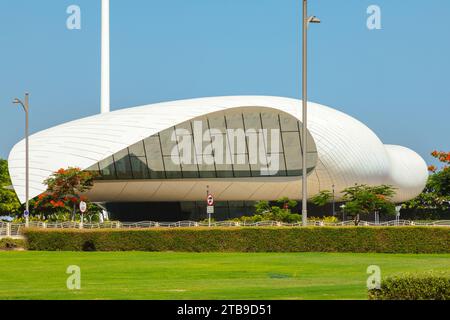 Dubai, Vereinigte Arabische Emirate - 21. Juni 2023: Etihad Museum in Dubai Stockfoto