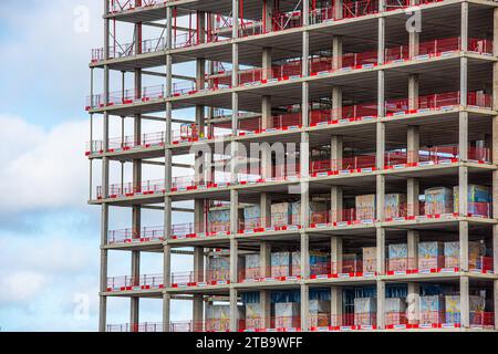 Göteborg, Schweden - 20. september 2019: Hochhaus im Bau. Stockfoto