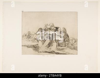 Platte 42 aus 'The Disastres of war' (Los Desastres de la Guerra): 'Everything is topsy-turvey' (Todo va revuelto) 1922 von Goya (Francisco de Goya y Lucientes) Stockfoto