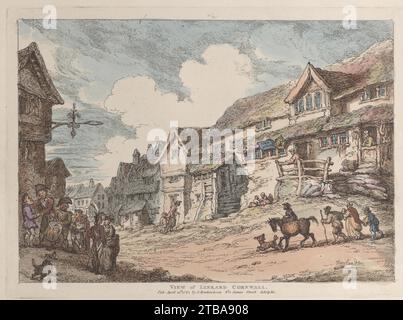 Blick auf Liskard, Cornwall 1959 von Thomas Rowlandson Stockfoto