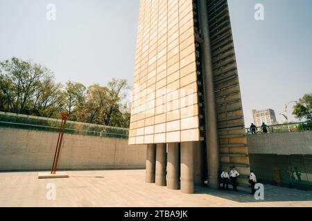 Die Estela de Luz ist ein Denkmal für Mexiko-Stadt, mexiko - 12. Mai 2023. Hochwertige Fotos Stockfoto