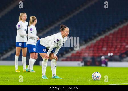 Glasgow, Schottland, Großbritannien. Dez. 23. Glasgow, Großbritannien. Schottland spielte gegen England in der UEFA Women's League im Hampden Park, Glasgow, Schottland. Dies ist das letzte Spiel der UEFA Women's Nations League, Credit: Findlay/Alamy Live News Stockfoto