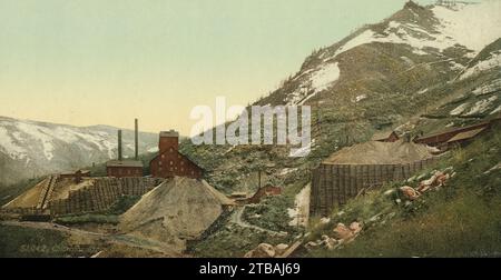 Aspen Silberminen, Aspen, Colorado 1898. Stockfoto