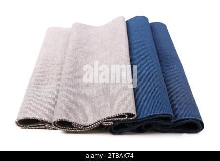 Set of table mats on white background Stockfoto