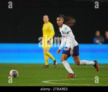 Leiria, Portugal. Dezember 2023. Estadio Dr. Magalhaes Pessoa Estadio Dr. Magalhaes Pessoa Laurina Fazer da Franca F während des Spiels zwischen Portugal F und Frankreich F gültig für die Women's Nations League in Estadio Dr. Magalhaes Pessoa, Leiria, Portugal (Foto: Pedro Loureiro/spp) (Pedro Loureiro/spp) (Pedro Loureiro/spp) Credit: SPP Sport Photo Press. /Alamy Live News Stockfoto