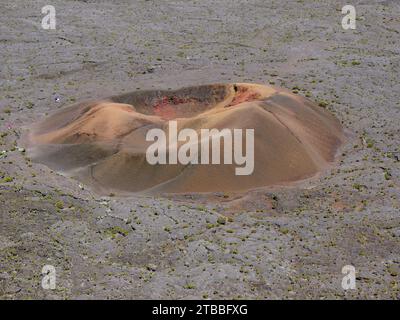 Formica Leo kleiner Krater im Enclos, Vulkan Piton de la Fournaise, Reunion Stockfoto