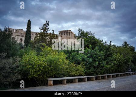 Athen, Griechenland. Dezember 2023. Blick auf das Parthenon in Athen, Griechenland, am 12. Mai 2023. (Foto: Giorgos Arapekos/NurPhoto) Credit: NurPhoto SRL/Alamy Live News Stockfoto