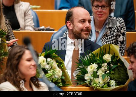 Den Haag, Niederlande. Dezember 2023. DEN HAAG, NIEDERLANDE - 5. DEZEMBER: Bart van den Brink (CDA) während des Abschieds der früheren Mitglieder des niederländischen Parlaments im Tweede Kamer am 5. Dezember 2023 in den Haag, Niederlande (Foto: John Beckmann/Orange Pictures) Credit: Orange Pics BV/Alamy Live News Stockfoto