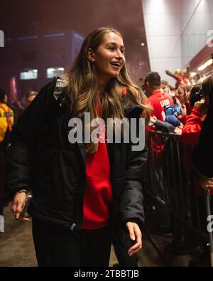 Vancouver, Kanada. Dezember 2023. Canada Womens International Freundschaftsspiel zwischen Kanada und Australien am BC Place, Vancouver, Kanada (Daniela Torres/SPP) Credit: SPP Sport Press Photo. /Alamy Live News Stockfoto