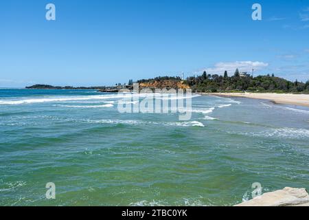 Turners Beach, Yamba, NSW, Australien Stockfoto