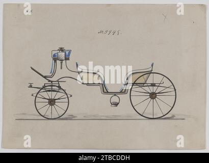 Ausführung für 6-sitzige Phaeton, Nr. 3948 1923 von Brewster & Co. Stockfoto