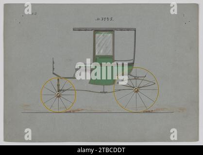 Design für 4-Sitzer Rockaway, nein 3945 1923 von Brewster & Co. Stockfoto