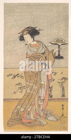 Kabuki-Schauspieler Nakamura Tomijuro 1918 von Katsukawa Shunsho Stockfoto