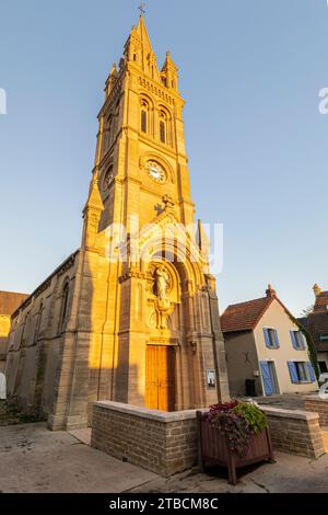 Arromanches-les-Bains, Calvados, Basse-Normandie, Frankreich Stockfoto