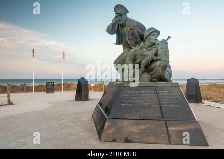 Utah Beach, Pouppeville, La Madeleine, Calvados, Basse-Normandie, Frankreich Stockfoto