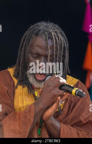 Tiken Jah Fakoly bei den Francofolies de Montréal 2017. Place des Festivals, Montreal, PQ, Kanada. Stockfoto