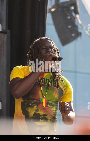 Tiken Jah Fakoly bei den Francofolies de Montréal 2017. Place des Festivals, Montreal, PQ, Kanada. Stockfoto