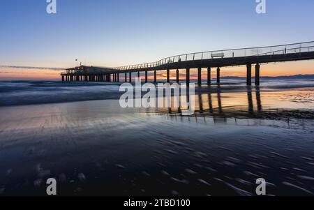 Warten auf die Nacht Stockfoto