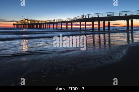 Wenn es Nacht wird Stockfoto