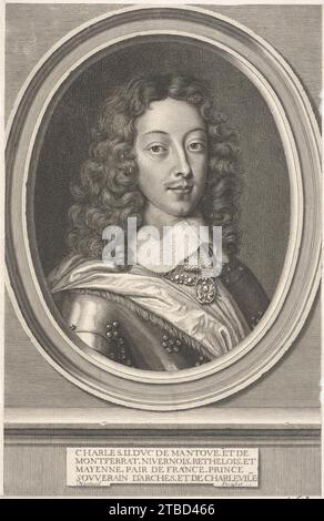 Charles II. De Gonzague-Kleves, Duc de Mantoue 2001 von Robert Nanteuil Stockfoto