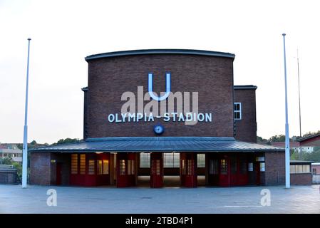 U-Bahn-Station Olympia-Stadion, Berlin Charlottenburg, Berlin, Deutschland Stockfoto